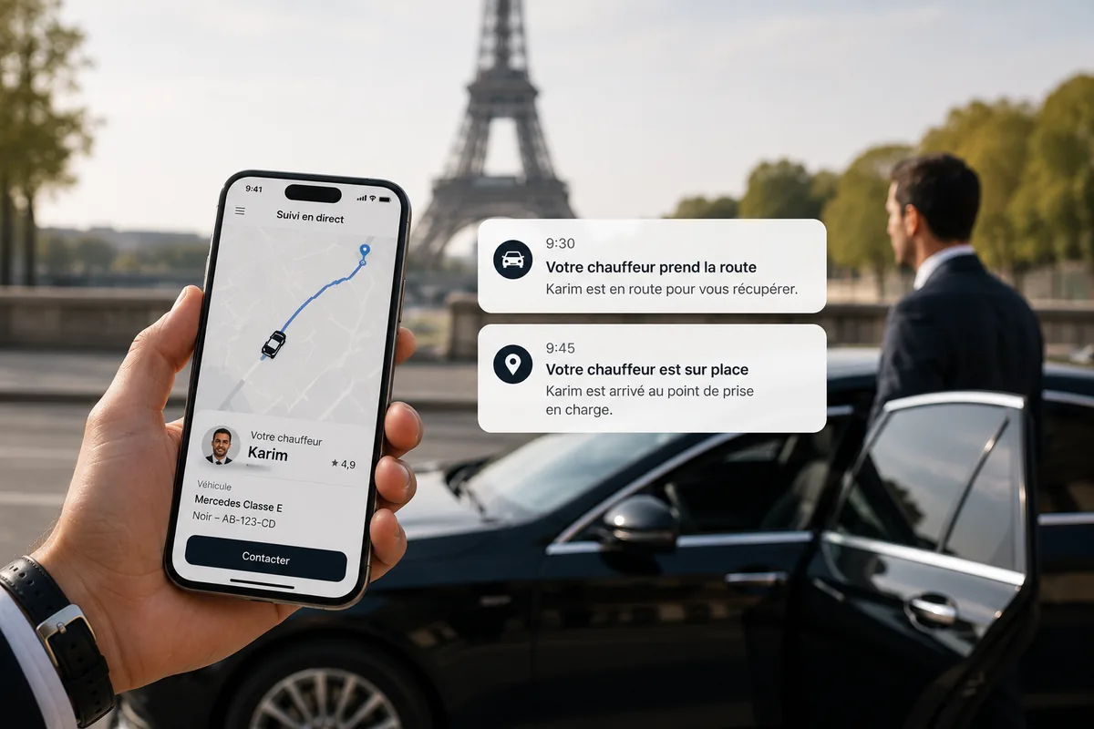 Votre chauffeur est confirmé